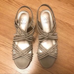 Strappy Kitten Heels